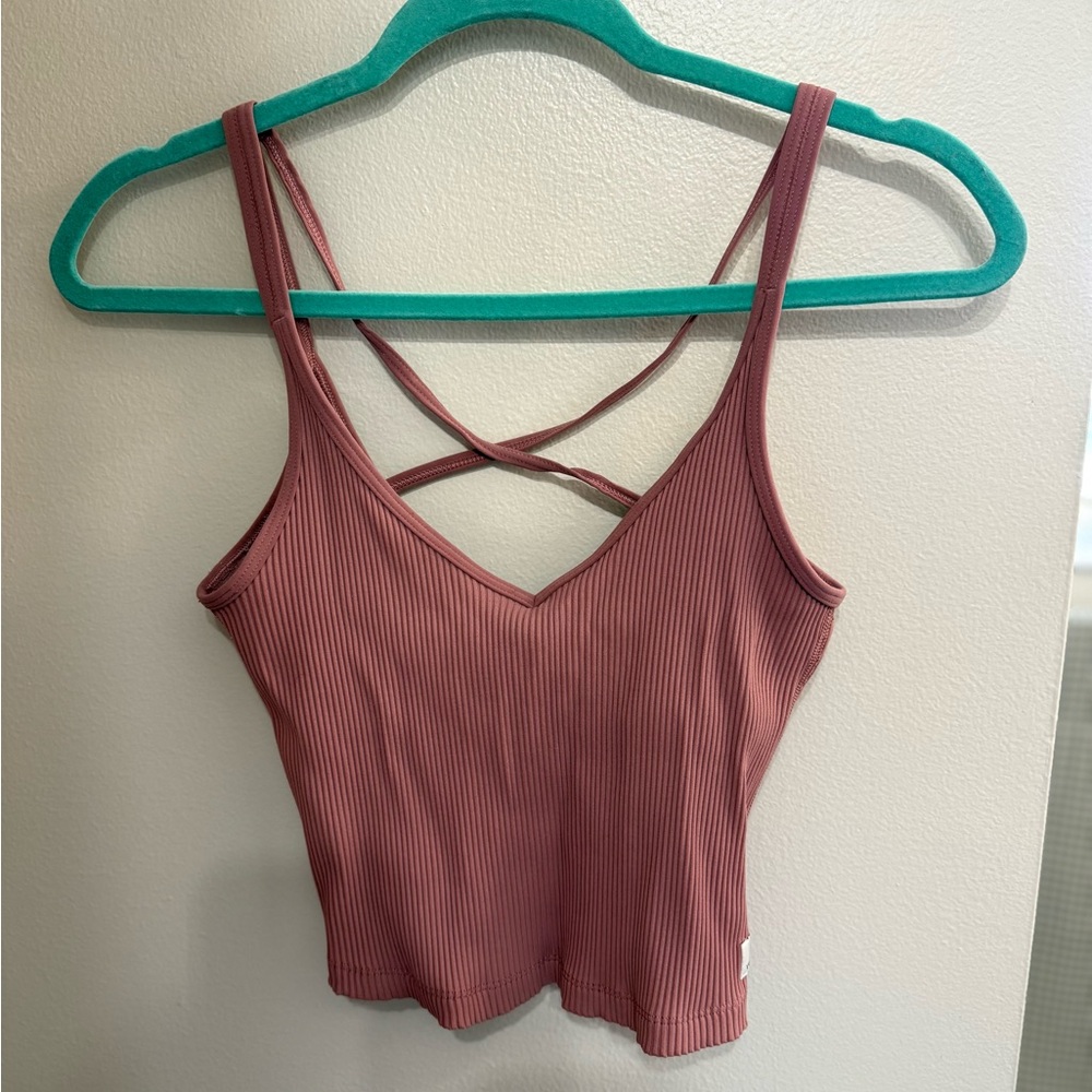 Vuori Ribbed Cropped Tank
